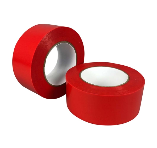 Tape Red PE Remov. 50mm UV Res